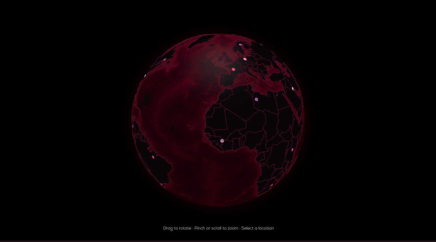Interactive 3D Globe