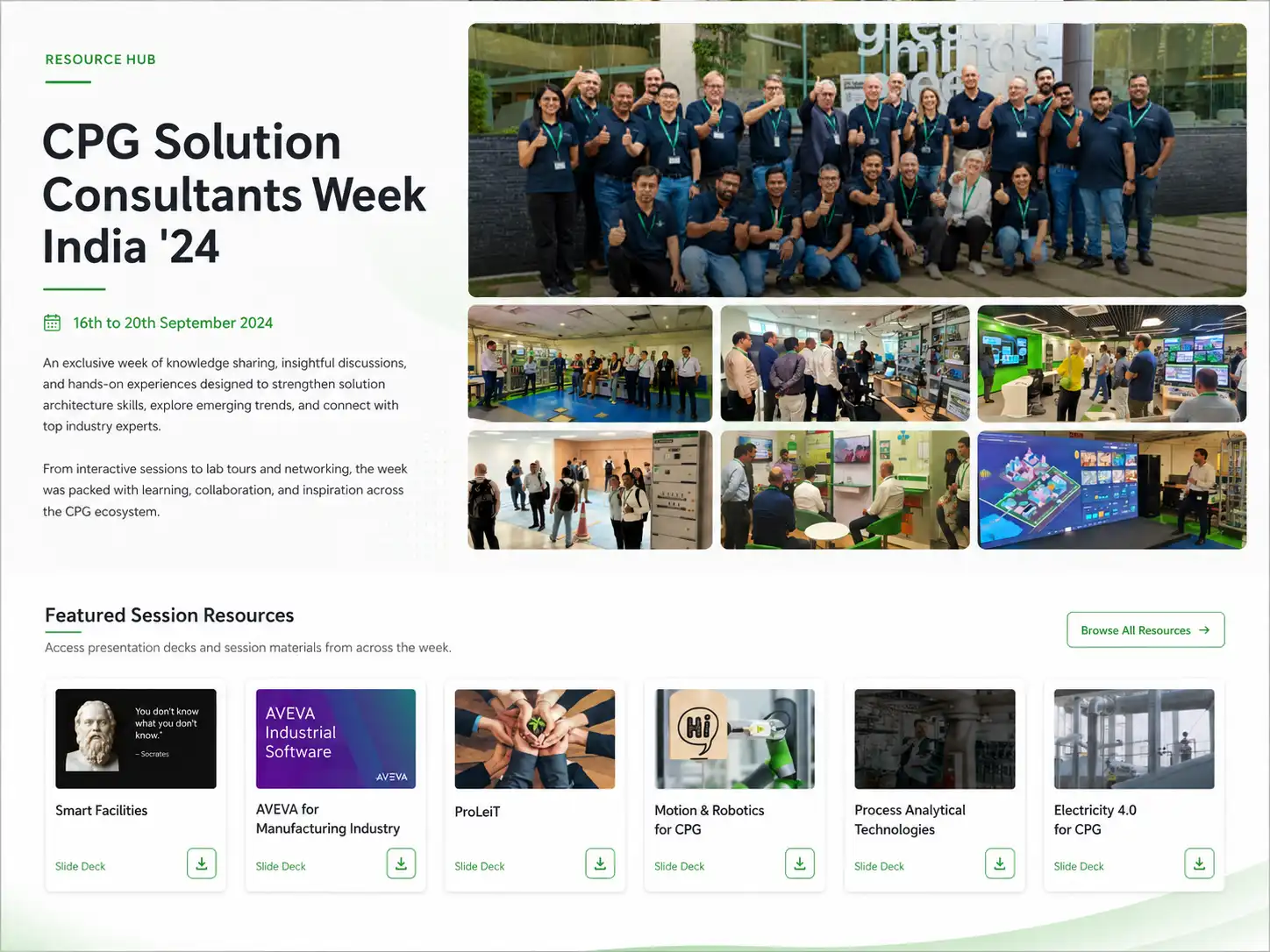Solution Consultant Week resource hub