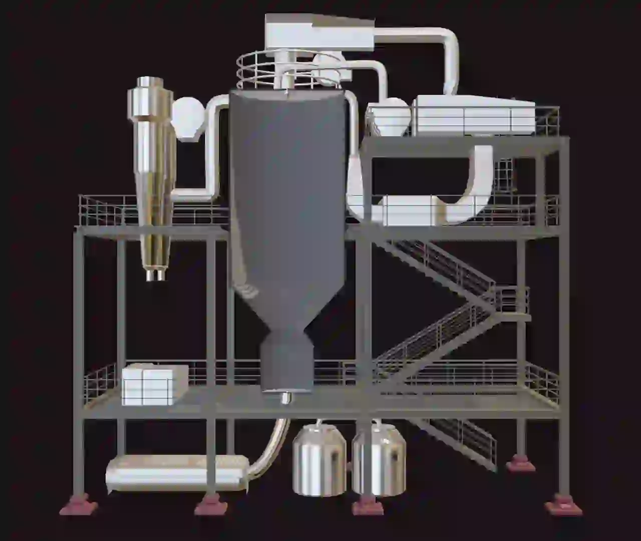 Spray Dryer 3D process visualization